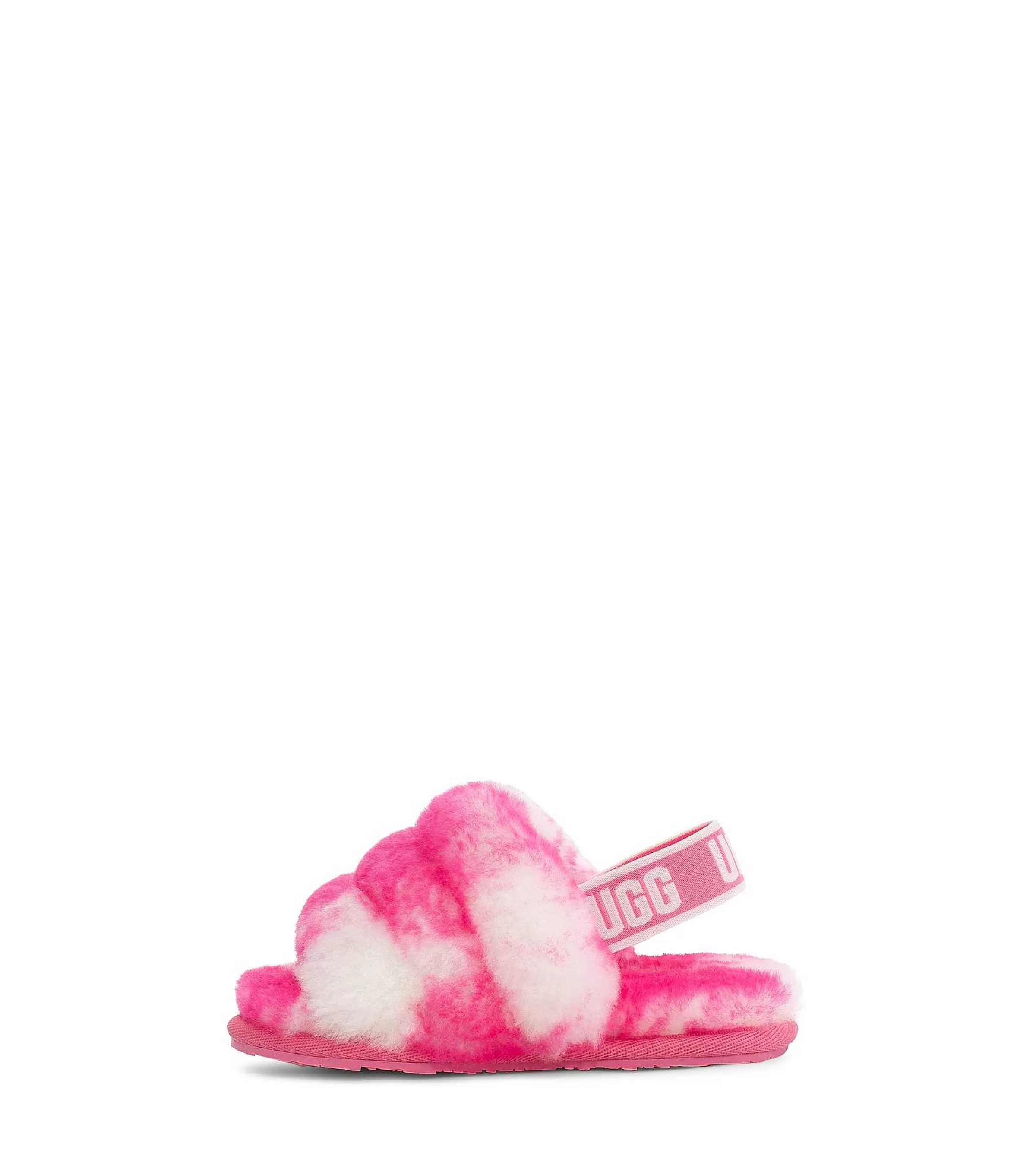 Kapcie | Dziecięce UGG Fluff Yeah Slide Marble Różowa róża / róż muszlowy