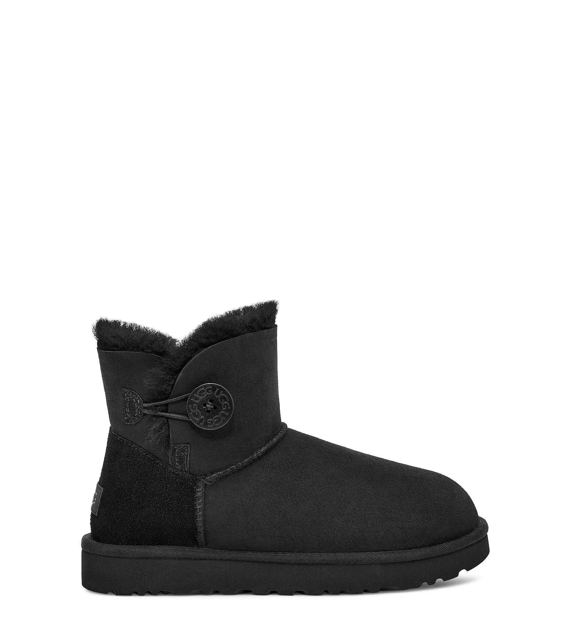 Botki klasyczne | Kobieta UGG Mini Bailey Button II, Czarny